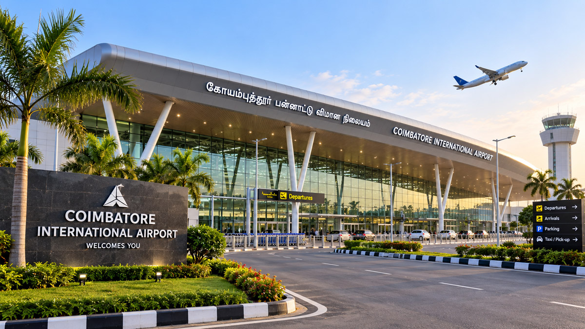 Coimbatore International Airport near Royal Legacy